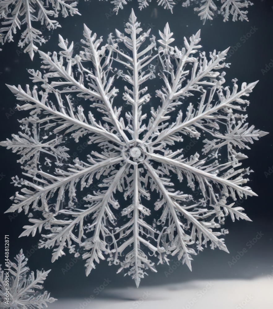 Elegant, intricate snowflake border; perfect for Christmas cards , winter border, Christmas Elegant, intricate snowflake border; perfect for Christmas cards , winter border, Christmas