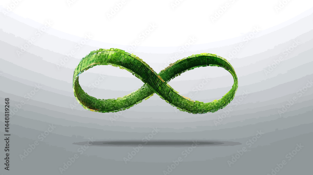 Simple green infinity loop    - 