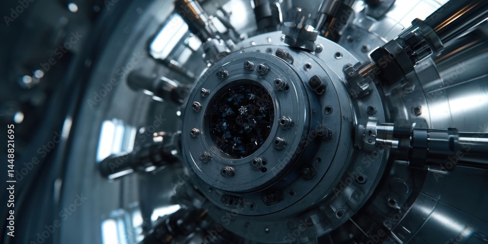 Nuclear Fission Reactor Nucleus in Operation Nuclear Fission Reactor Nucleus in Operation