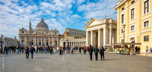 Принти на полотні The Papal Basilica of Saint Peter in the Vatican, or simply Saint Peter's Basili
