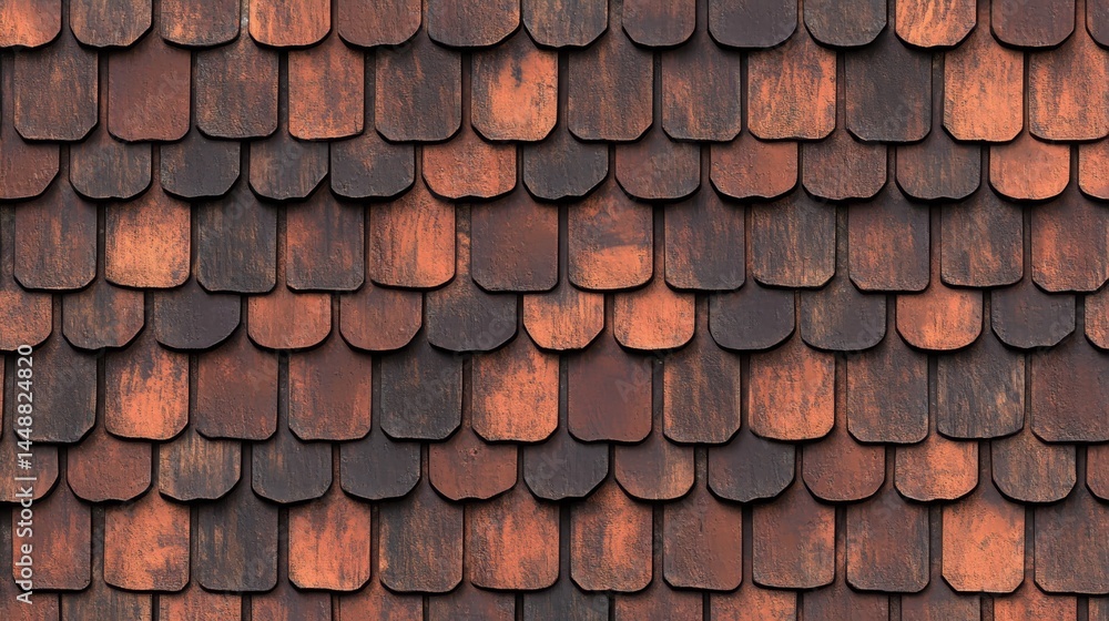 A 4K photo of seamless roof surface with high-resolution texture. A 4K photo of seamless roof surface with high-resolution texture.