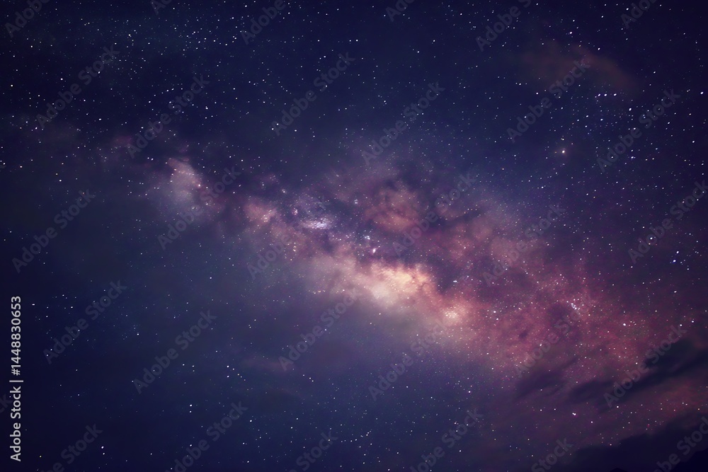 Fototapeta premium Celestial Scene Planets Stars Outer Galaxies 