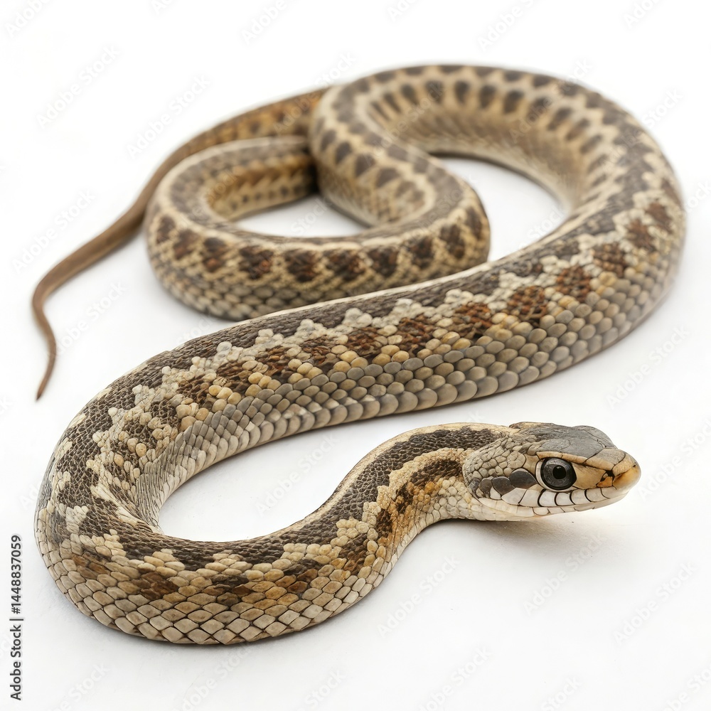 snake on a white background snake on a white background