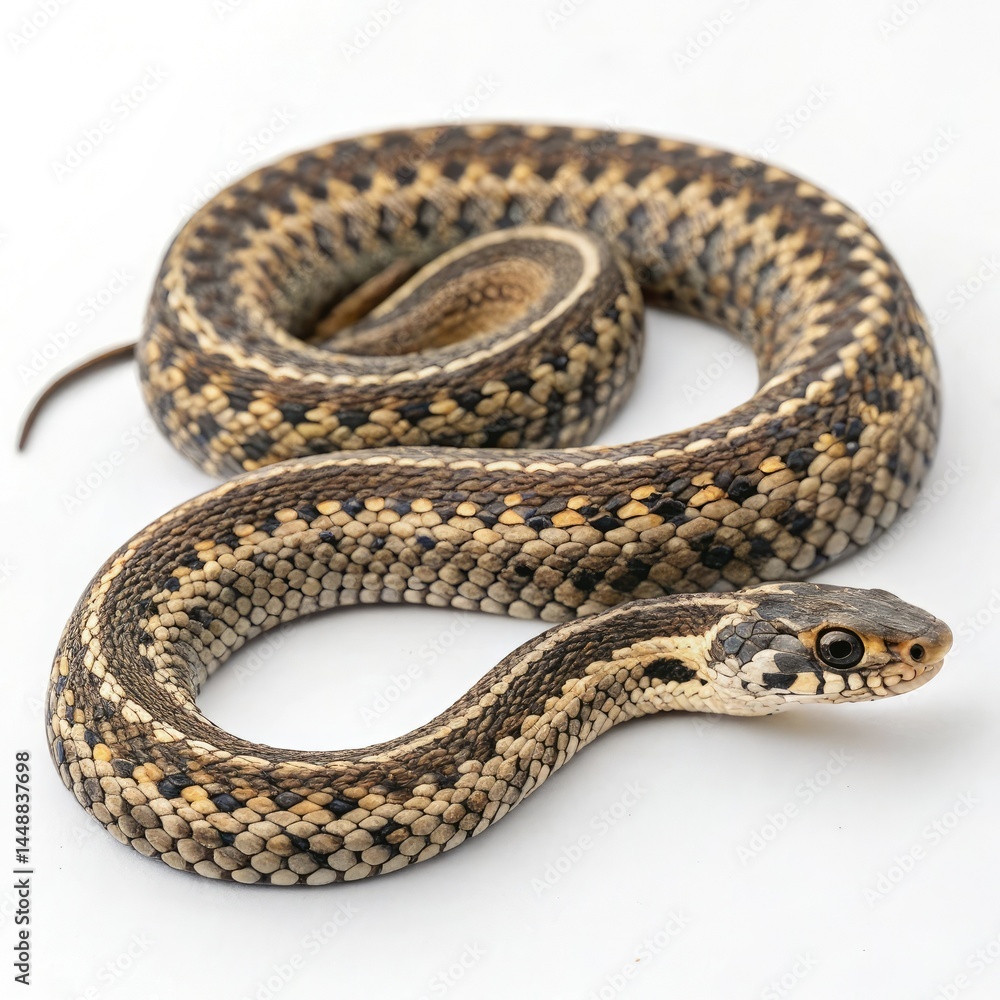 snake on a white background snake on a white background