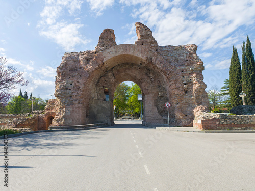 Obraz na płótnie Roman fortifications in town of Hisarya, Bulgaria w salonie