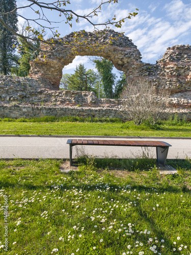 Roman fortifications in town of Hisarya, Bulgaria