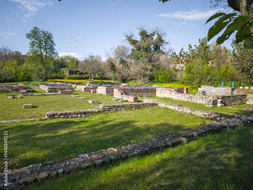 Obraz na płótnie Roman fortifications in town of Hisarya, Bulgaria w salonie