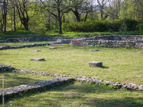 Obraz na płótnie Roman fortifications in town of Hisarya, Bulgaria w salonie