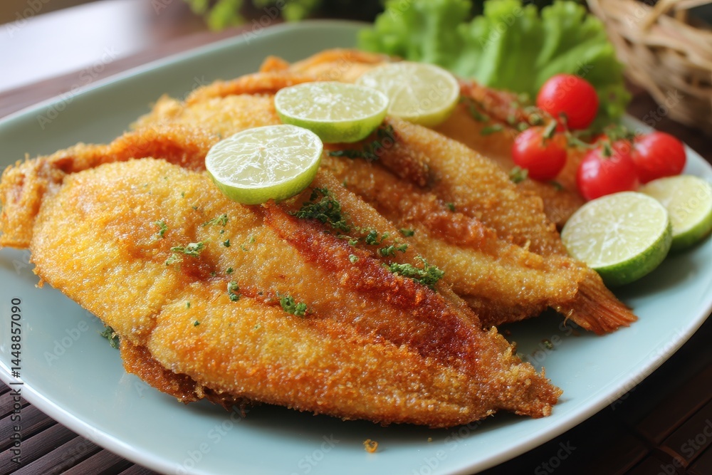 Crispy golden fried fish treats ideal for any event Crispy golden fried fish treats ideal for any event