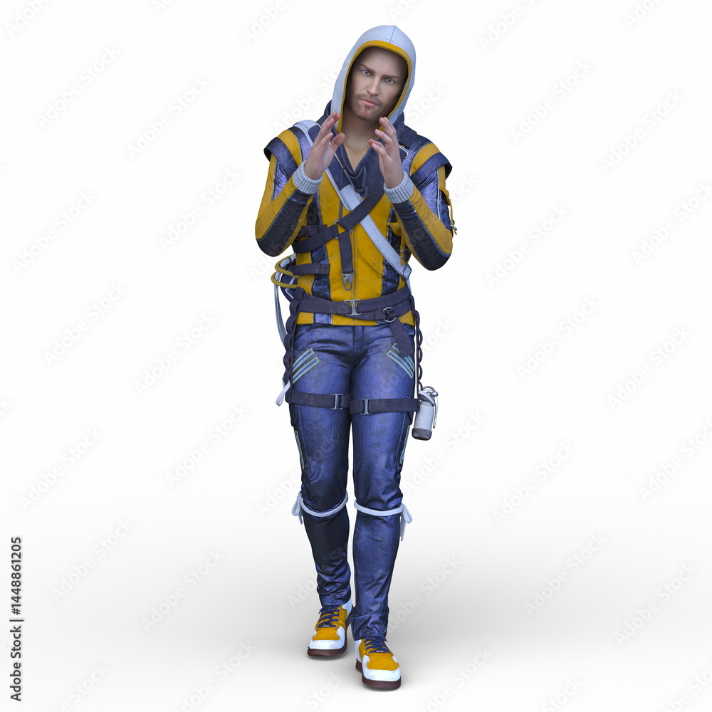 戦士 3DCGレンダリング 戦士 3DCGレンダリング