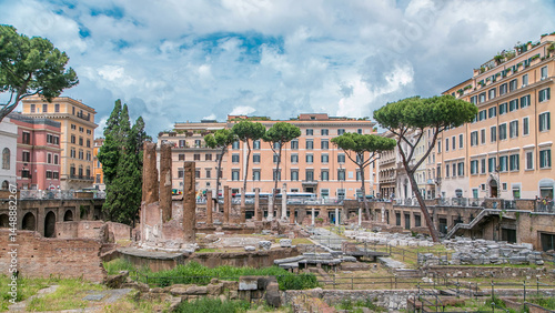 Photography Largo di Torre Argentina timelapse in Rome.