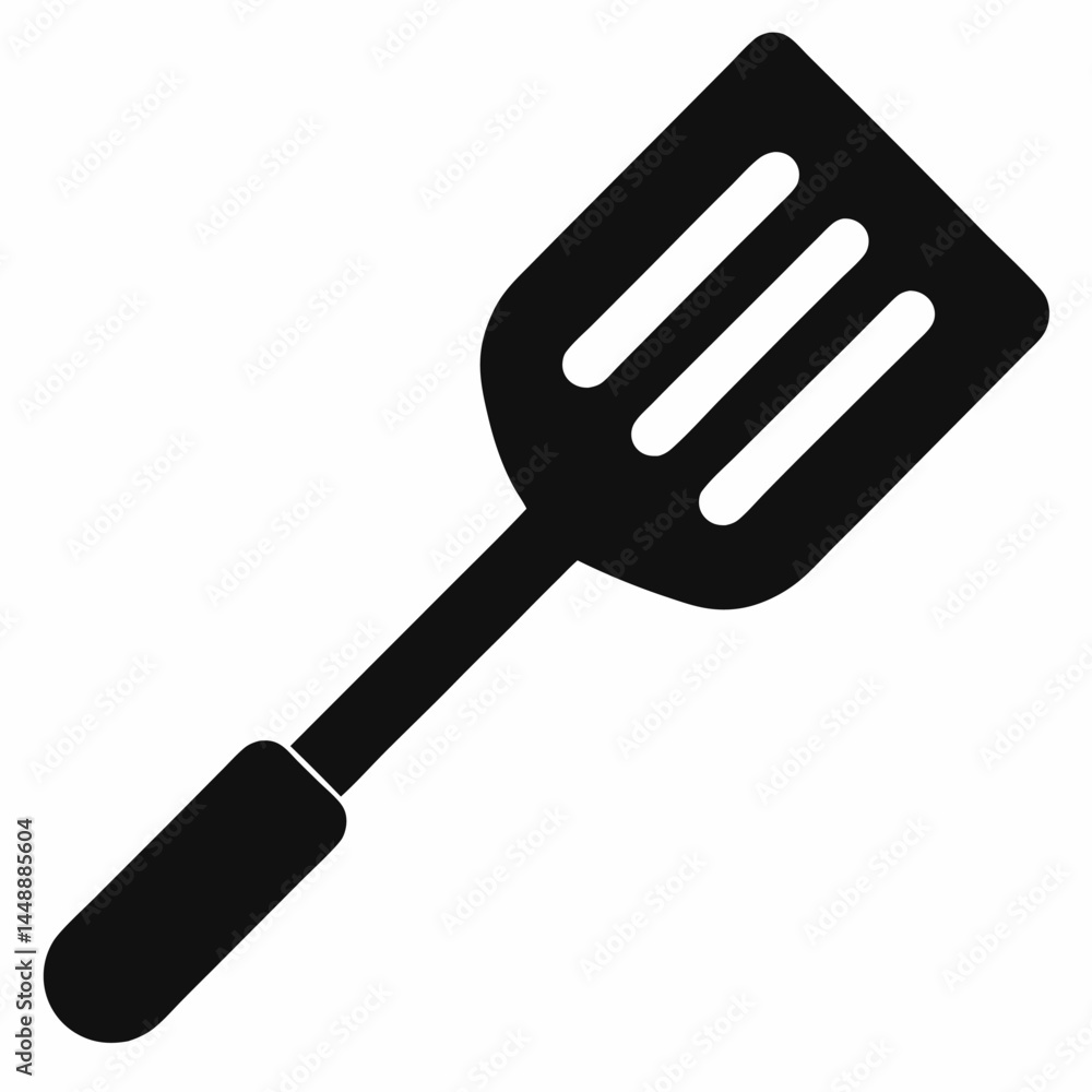 Spatula icon vector on white background. Spatula icon vector on white background.