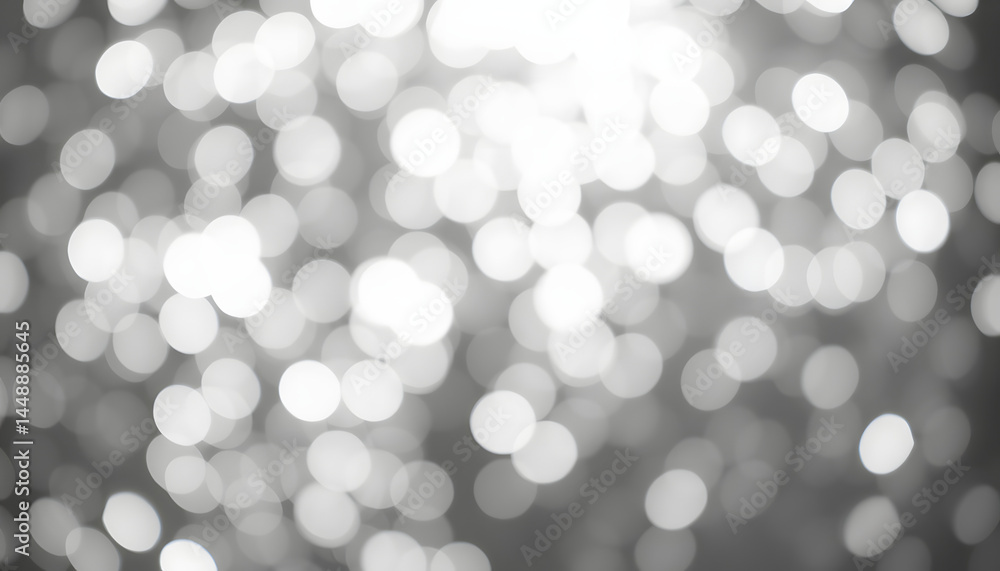 Abstract Silver shiny bokeh background, Paper Cutout style. with white shades Abstract Silver shiny bokeh background, Paper Cutout style. with white shades