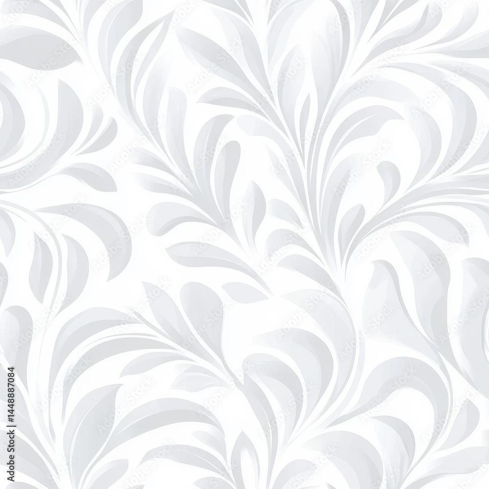 Elegant abstract floral pattern on a sleek gray background, perfect for modern decor or stylish design projects. Elegant abstract floral pattern on a sleek gray background, perfect for modern decor or stylish design projects.