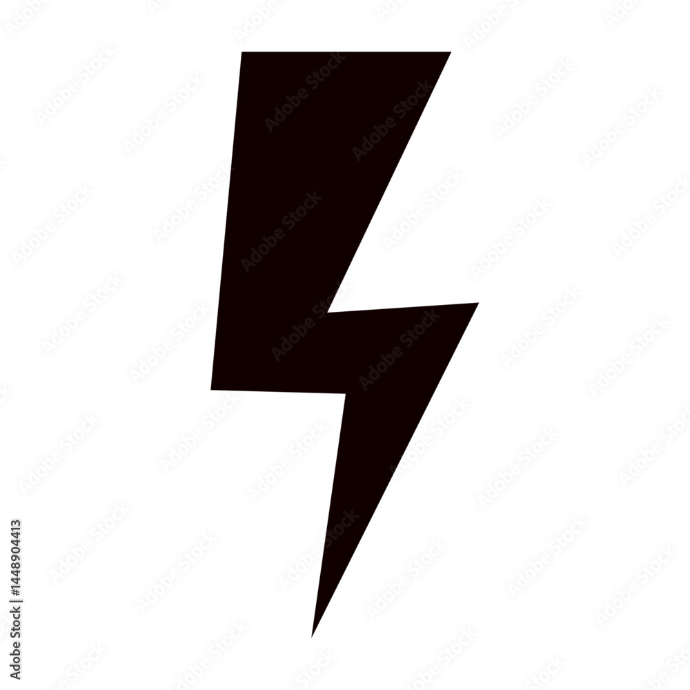 Thunder hand style comic energy flash. Drawn lightning bolt electric icon. Flat vector illustration isolated on white background. Thunder hand style comic energy flash. Drawn lightning bolt electric icon. Flat vector illustration isolated on white background.