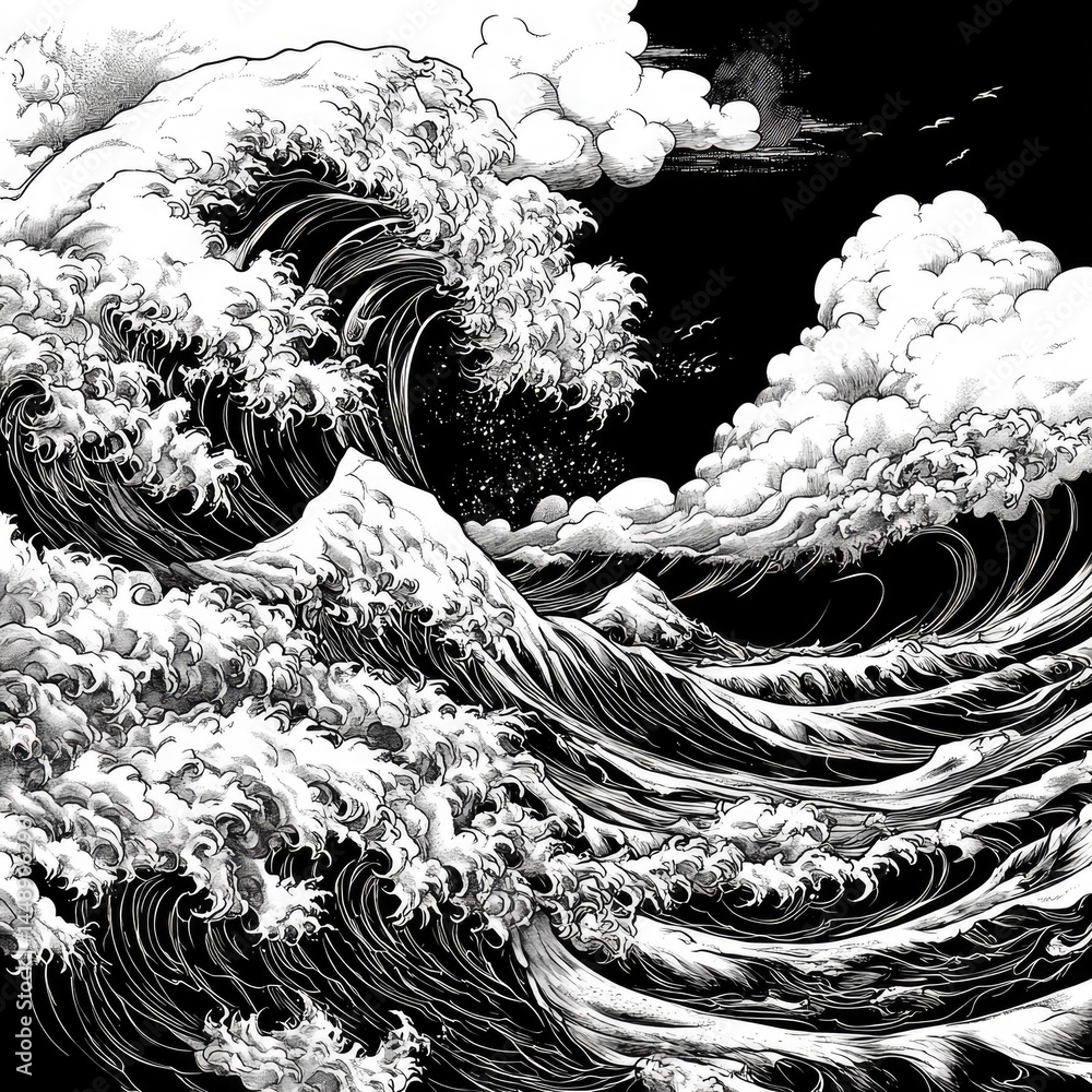 Fototapeta premium Stormy Seascape (1)