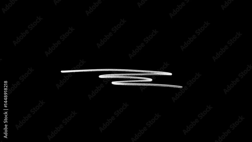 Hand-drawn White underline highlighter animation, sketching elements on a transparent background, 4k alpha channel. Hand-drawn White underline highlighter animation, sketching elements on a transparent background, 4k alpha channel.