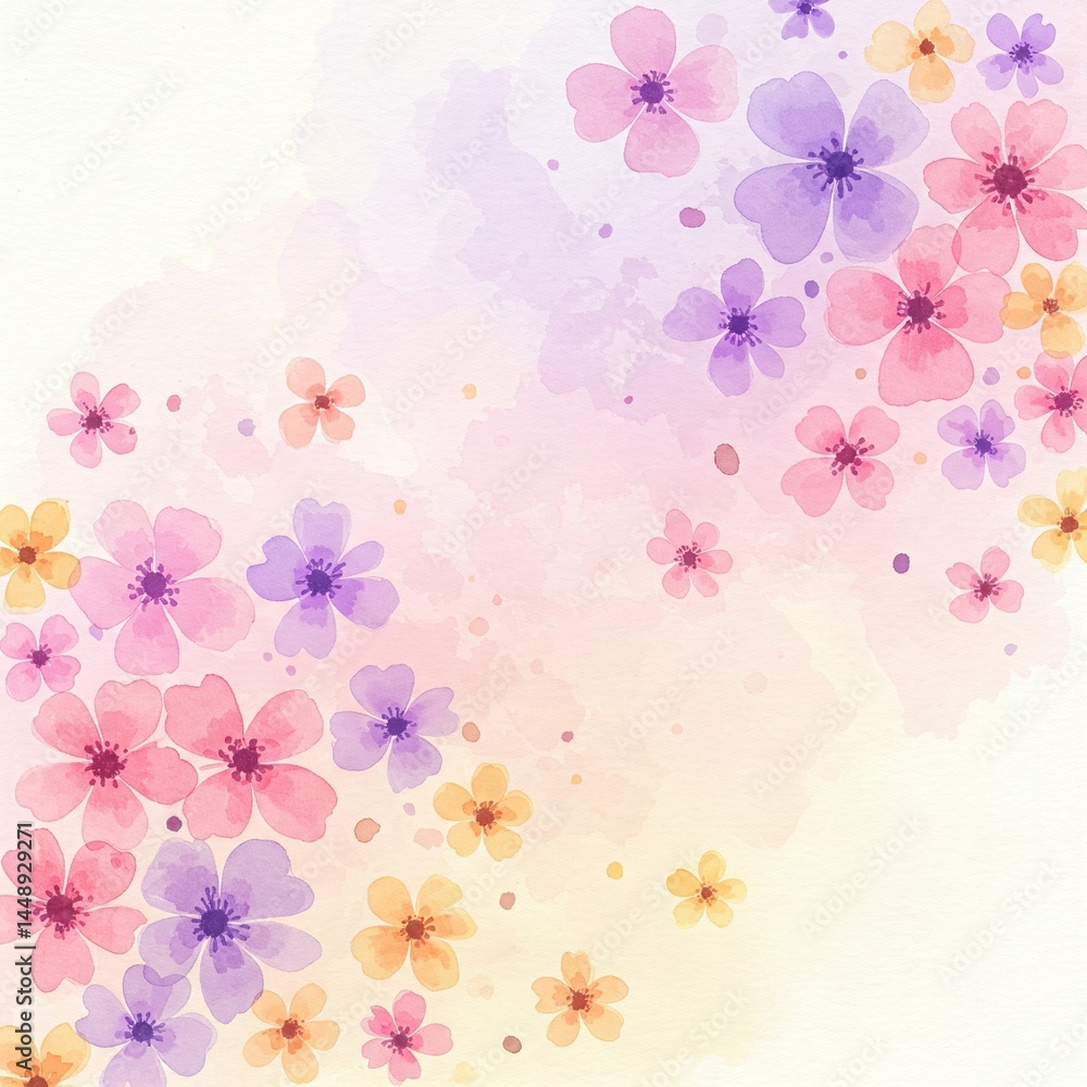 Obraz premium abstract floral background