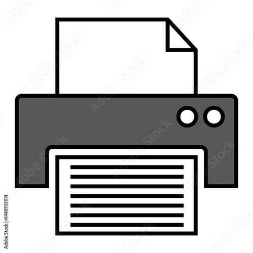 vector icon technology illustration printing