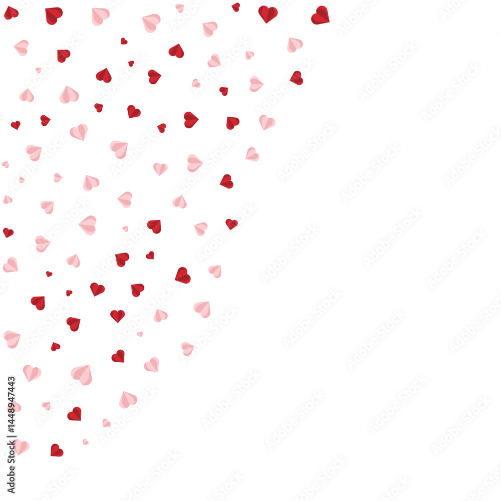 Pattern Love Shape Corner Pattern Love Shape Corner