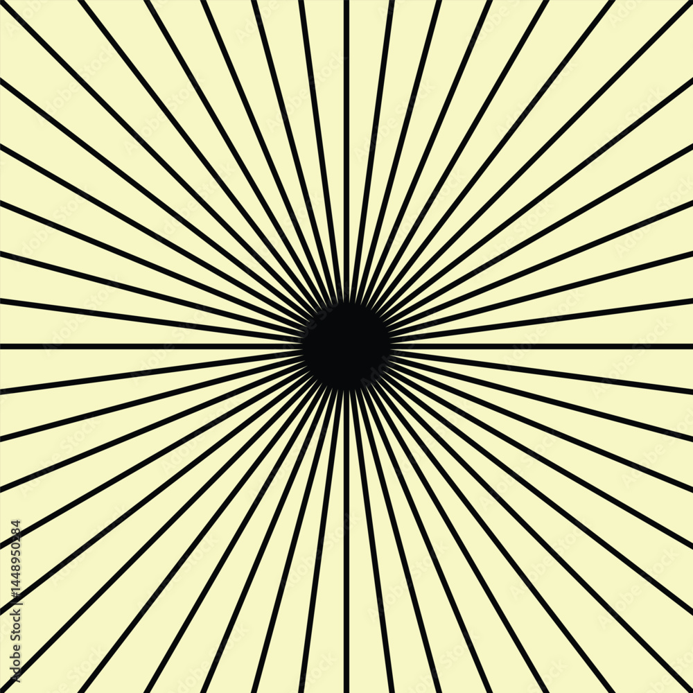 Obraz premium Classic sunburst risingsun background