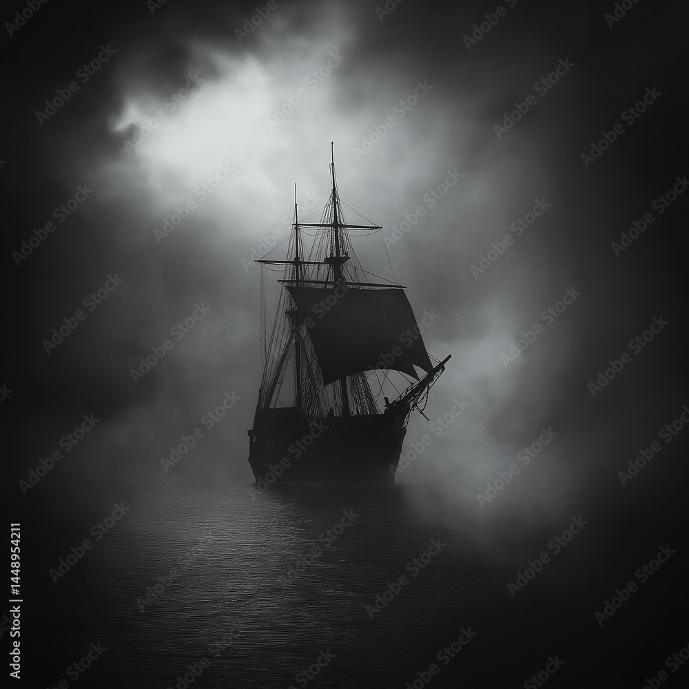 Fototapeta premium ship in the sea