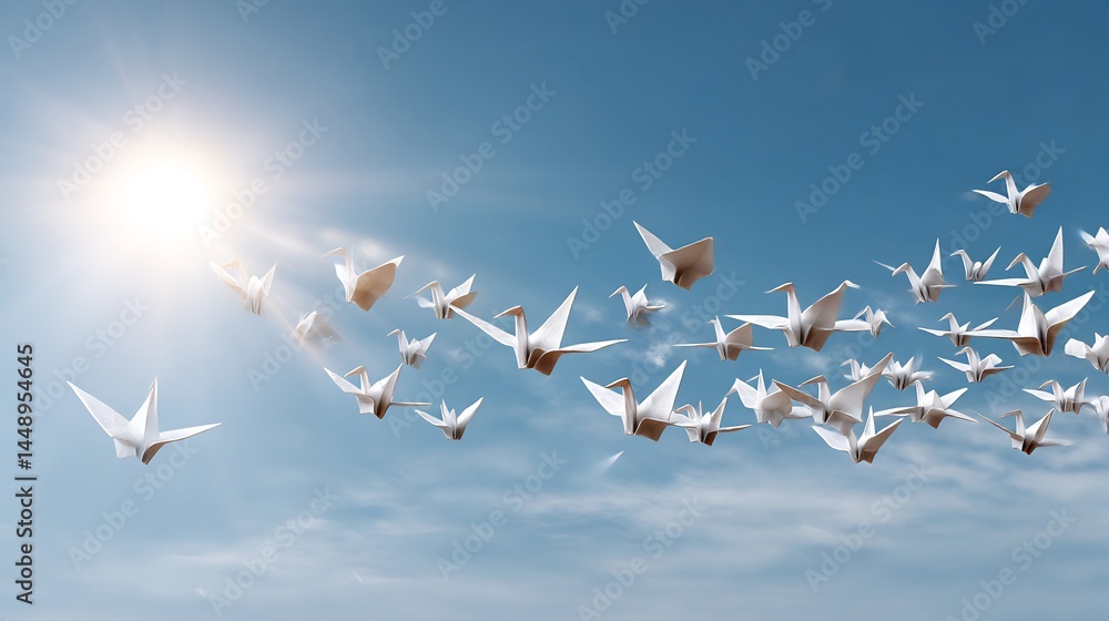 Fototapeta premium flock of birds