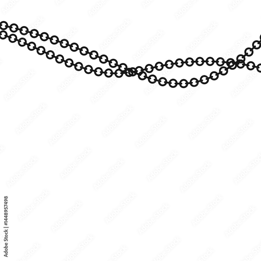 Circle Chain Vector