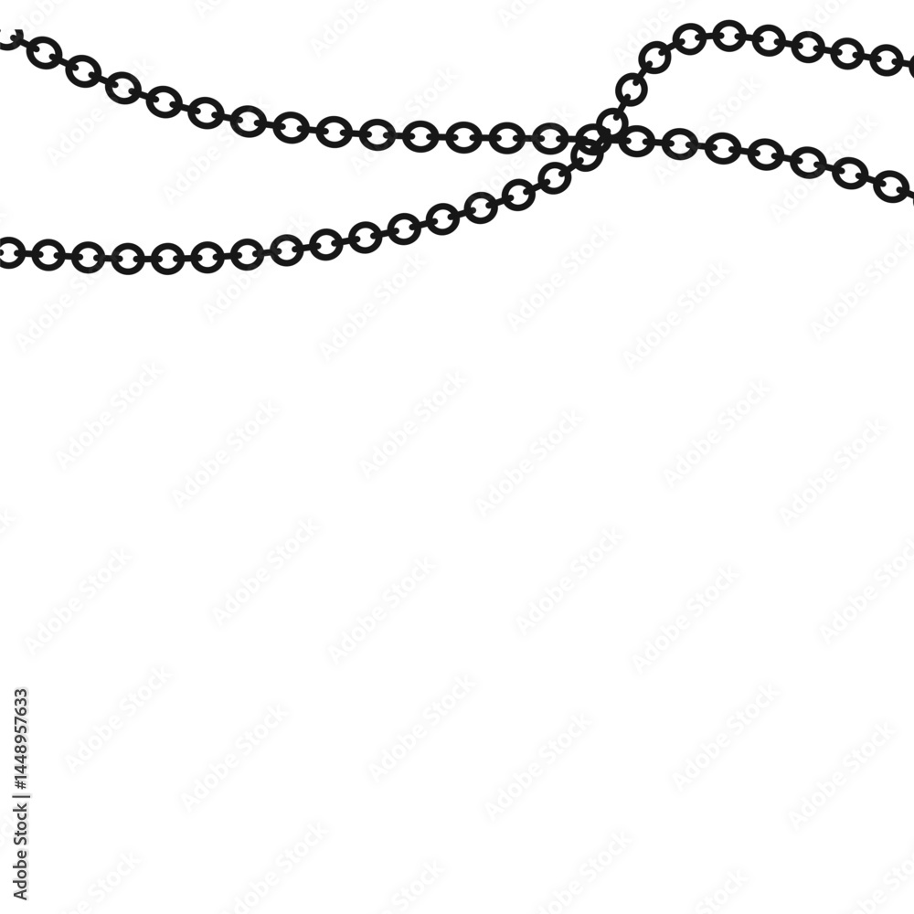 Circle Chain Vector Circle Chain Vector