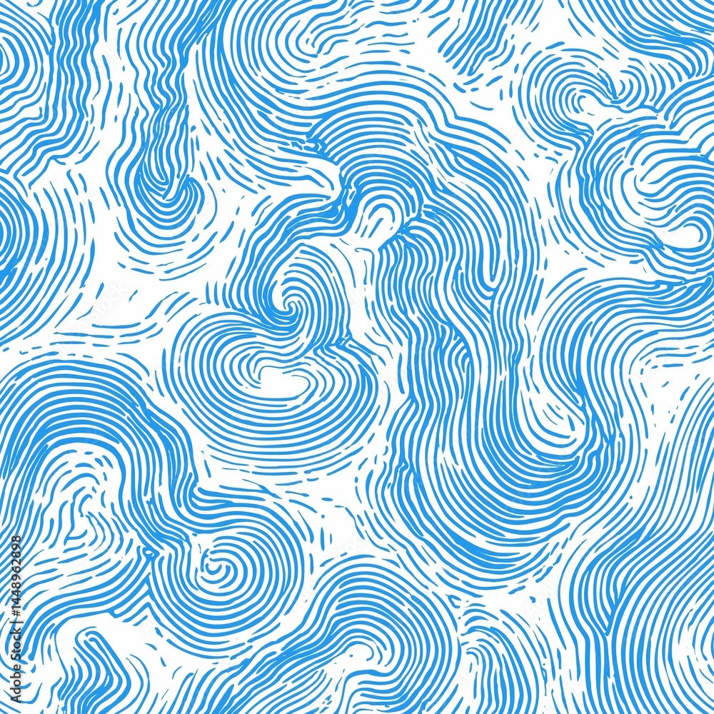 Abstract Blue Swirl Pattern Design Background Texture for Textile Fabric Print Abstract Blue Swirl Pattern Design Background Texture for Textile Fabric Print