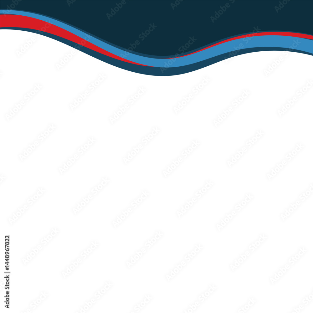 Header Modern Wavy Vector Header Modern Wavy Vector