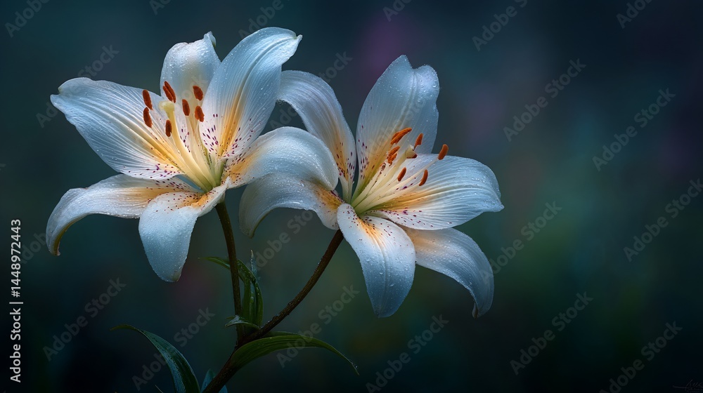 Two lilies in soft focus (1) Two lilies in soft focus (1)