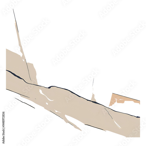 vector illustration of an abstract landscape