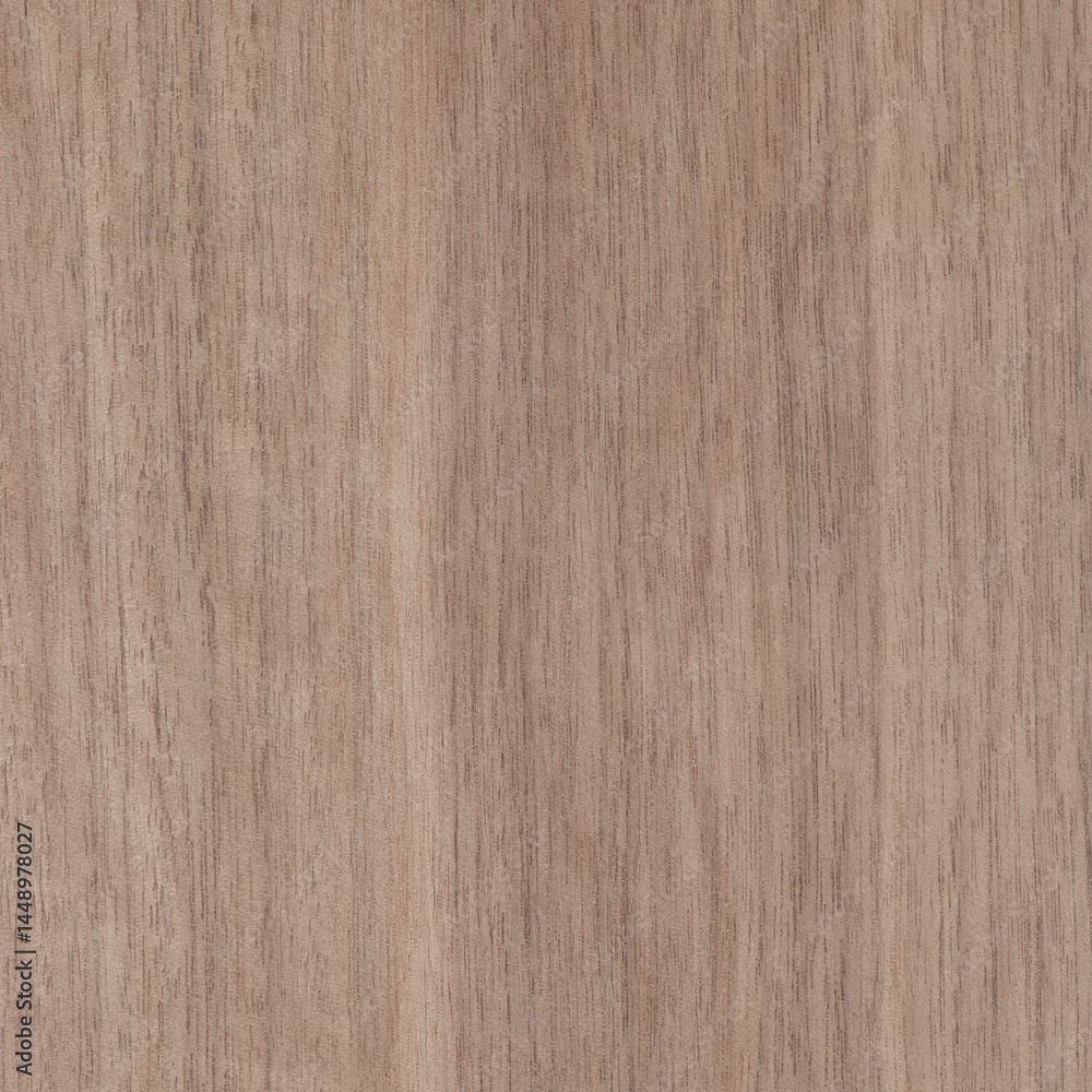 Naklejka premium Natural brown wooden texture with fine vertical grain and smooth surface. Warm neutral wood background ideal for branding, packaging, web design, interiors, and minimalist creative projects.