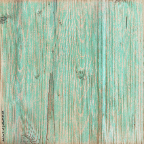 Green wood plank, wooden texture, wood board, abstract background