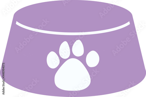 pet food bowl-1-purple