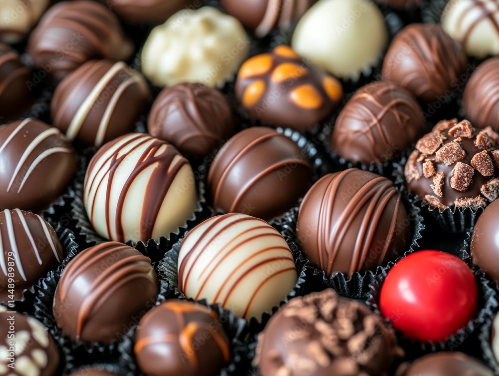 close up of a pile of colorful chocolate coated candies candy background - ai close up of a pile of colorful chocolate coated candies candy background - ai