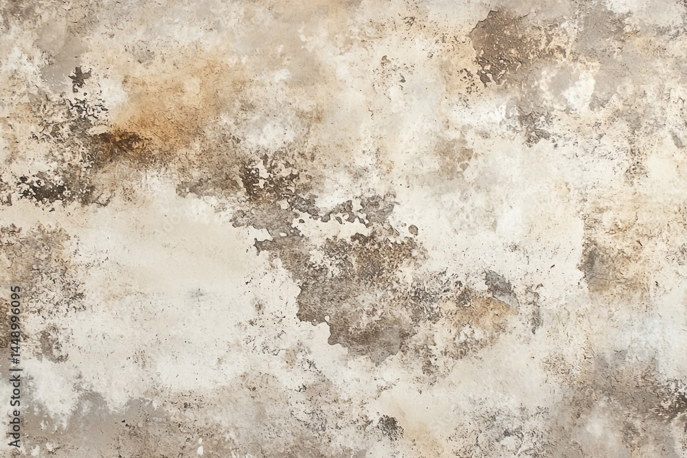 Abstract beige textured background, weathered wall with brown mottled spots Abstract beige textured background, weathered wall with brown mottled spots