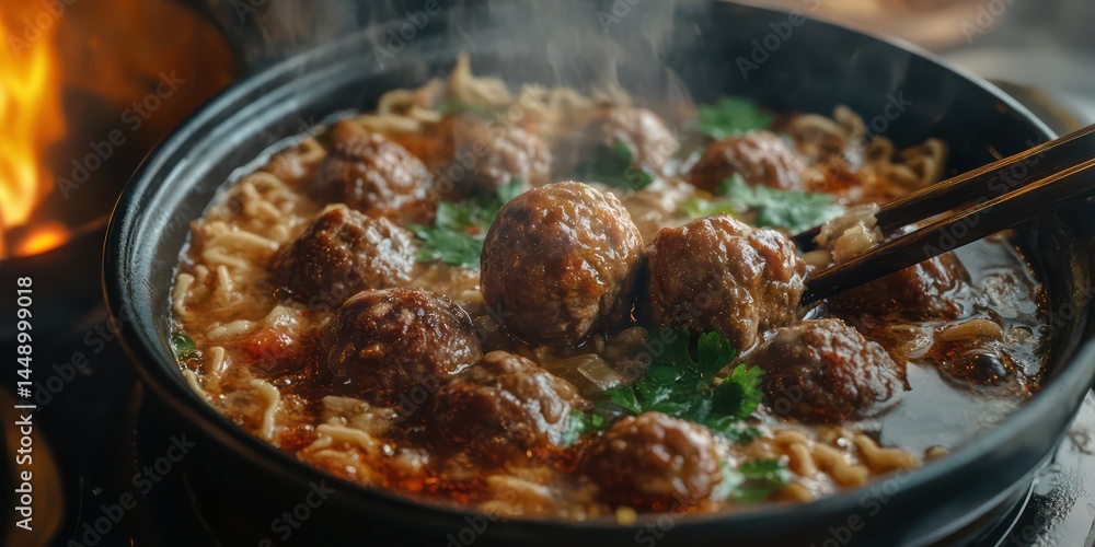 Stew in pot Stew in pot
