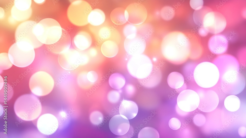 Abstract bokeh display of soft, pastel colors. Abstract bokeh display of soft, pastel colors.