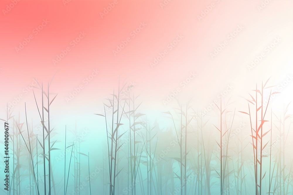 Obraz premium sunset in the forest