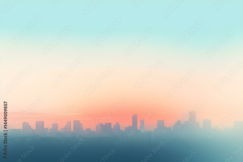 sunset over city sunset over city
