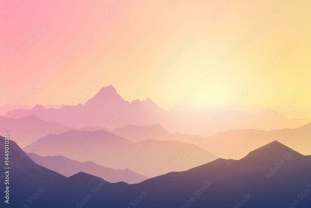 sunset in the mountains sunset in the mountains