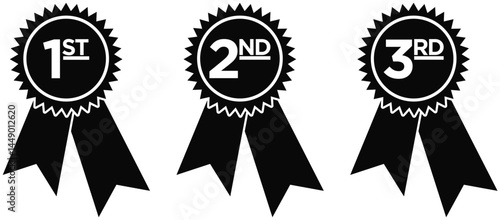Ribbons 1st 2nd 3rd