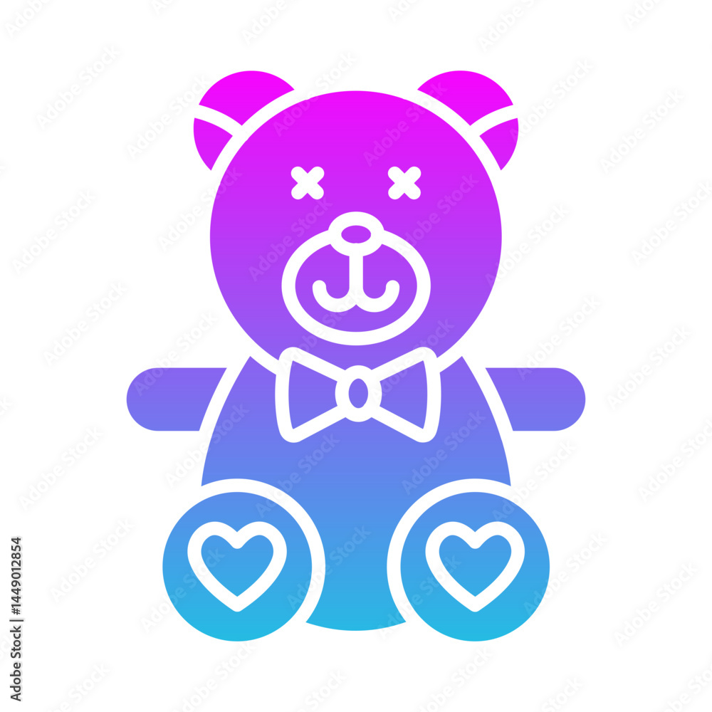 Fototapeta premium Teddy bear Icon