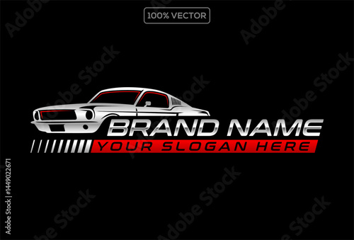  Classic Car Emblem Logo Vector. Best for Classic Automotive illustration