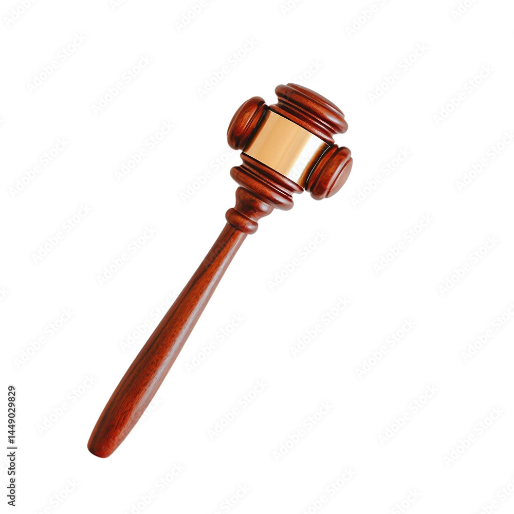 judge's gavel on a white and transparent background. judge's gavel on a white and transparent background.