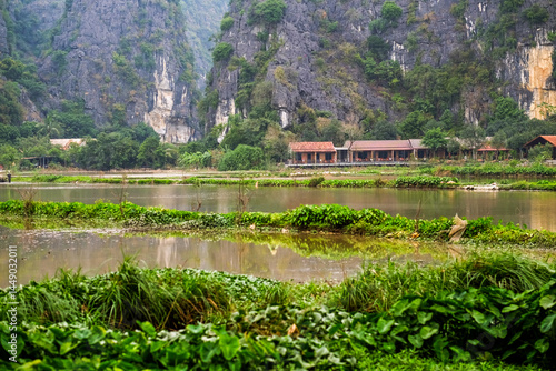 Reflections in a Rural Landscape of Tam Coc photo