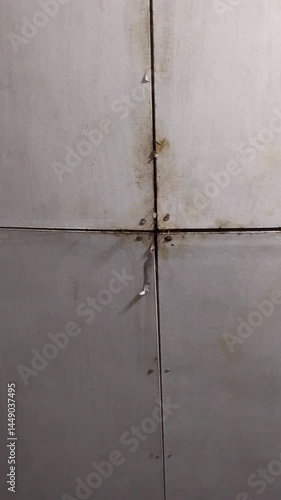 Ceiling leak of rain water