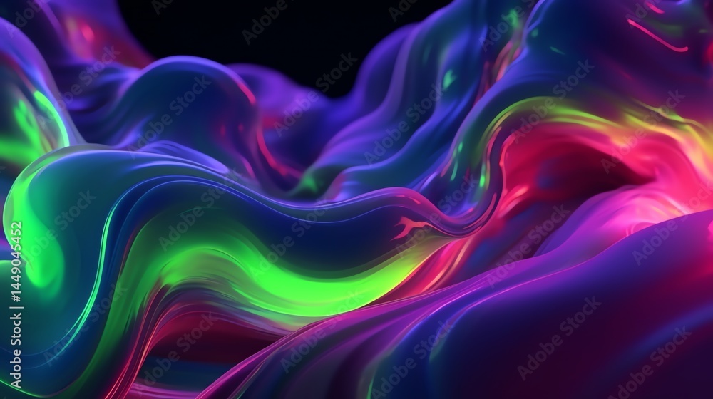 Abstract organic liquid wallpaper with a glowstick gradient in toxic green & pink. Ultra-realistic 8K neon liquid tubes against a dark contrast. Perfect for edgy, futuristic designs Abstract organic liquid wallpaper with a glowstick gradient in toxic green & pink. Ultra-realistic 8K neon liquid tubes against a dark contrast. Perfect for edgy, futuristic designs